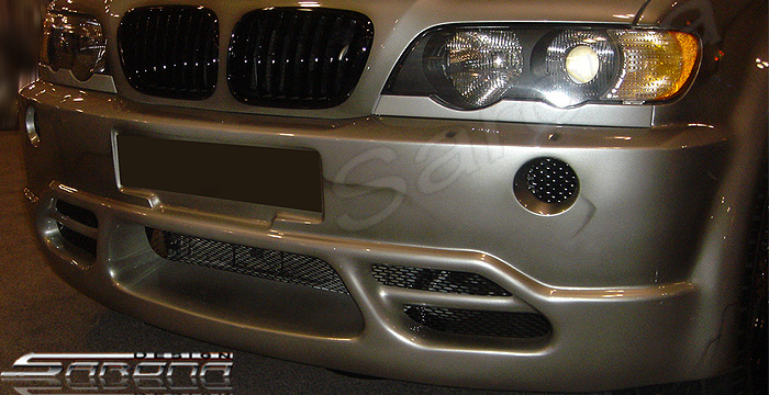 Custom BMW X5 Front Bumper  SUV/SAV/Crossover (2000 - 2003) - $550.00 (Part #BM-004-FB)